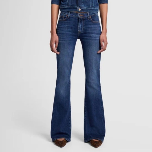 High waist Ali 7 for all mankind jeans. NWT! 32” inseam. Smoke free home. - Picture 6 of 7